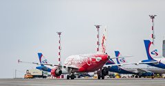Самолёты в аэропорту Симферополь