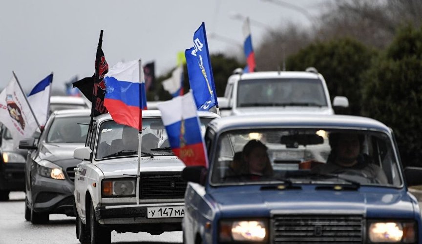 Автомотопробег в честь годовщины «Крымской весны»
