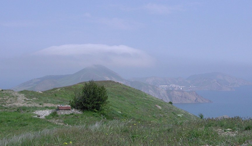 Могила Максимилиана Волошина на горе Кучук-Енишар