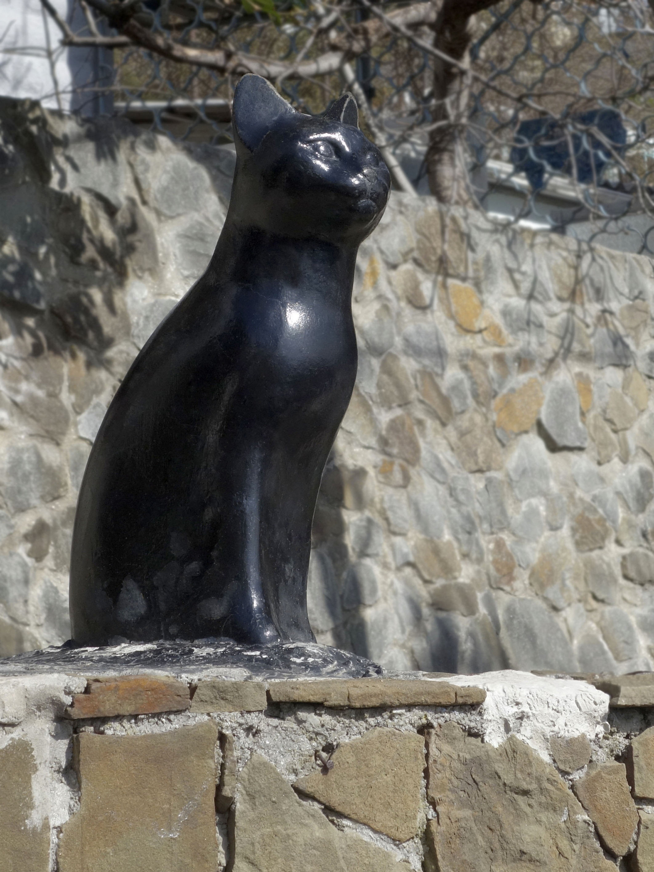 Памятник кошке Пенелопе