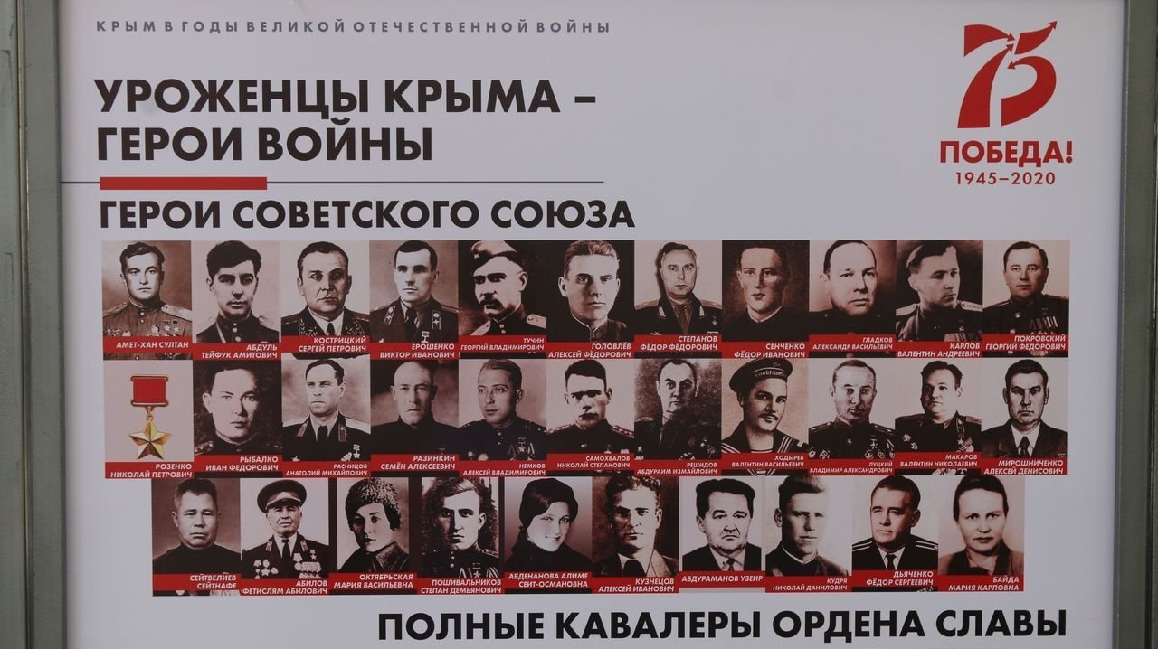 Уличная выставка, посвященная Великой Отечественной войне 