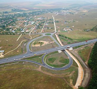 На новой трассе от Керчи до Симферополя открыто четырехполосное движение