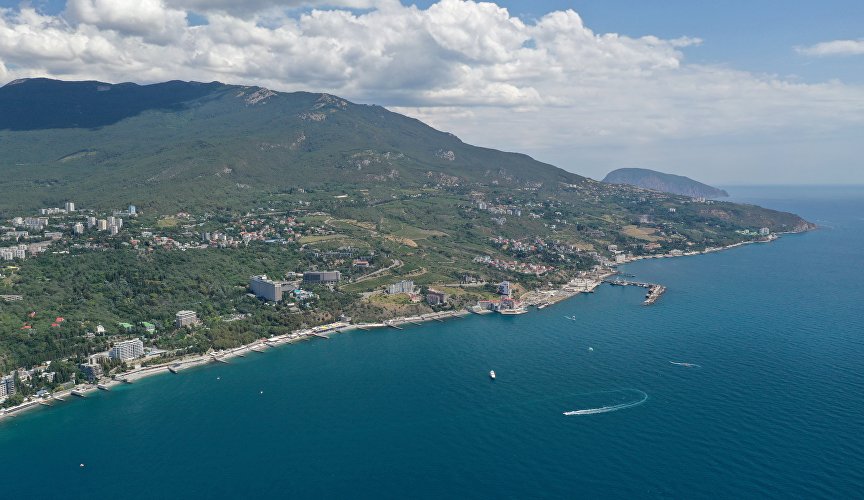 Вид на Южный берег Крыма