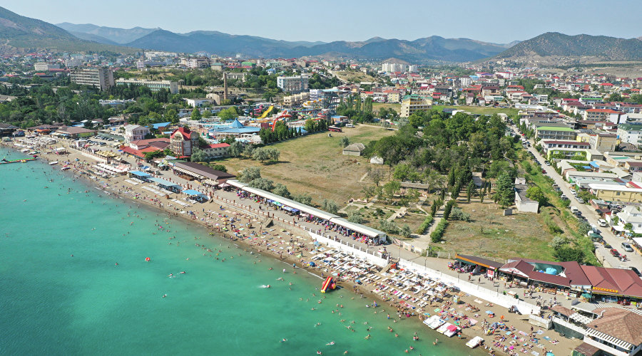 Вид на побережье Судака