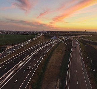 Огромный пейзаж в цветах триколора украсит трассу «Таврида» ко Дню России