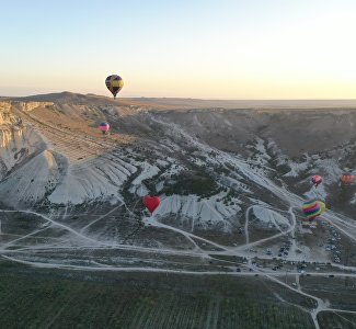 Фестиваль воздушных шаров: видео из Крыма