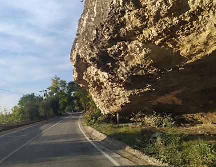 Дорога в Бахчисарайском районе