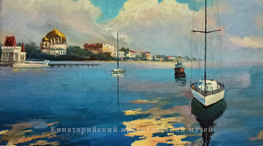 Картина Виктора Сайко на выставке «Крымские мотивы»
