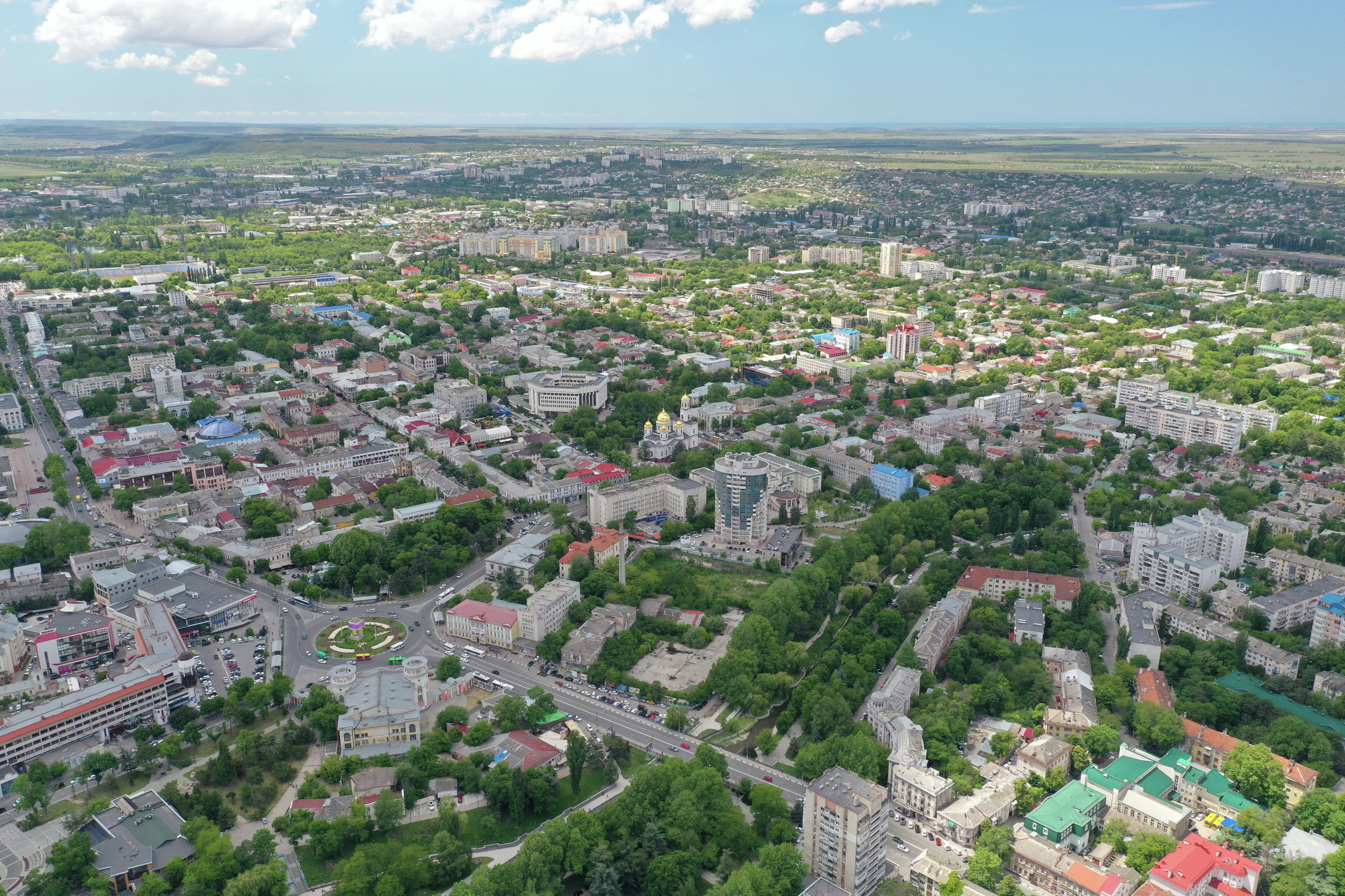 Вид на Симферополь