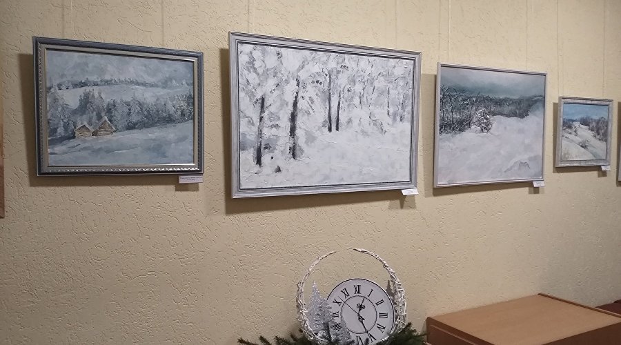 Выставка зимних работ