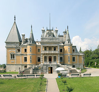 «Версаль» в сердце Крыма: дворец Александра III с высоты птичьего полета