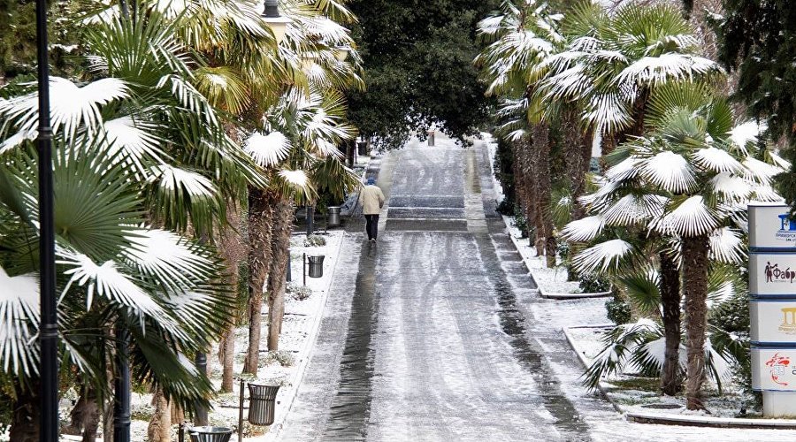 Зима в Ялте Зима в Ялте