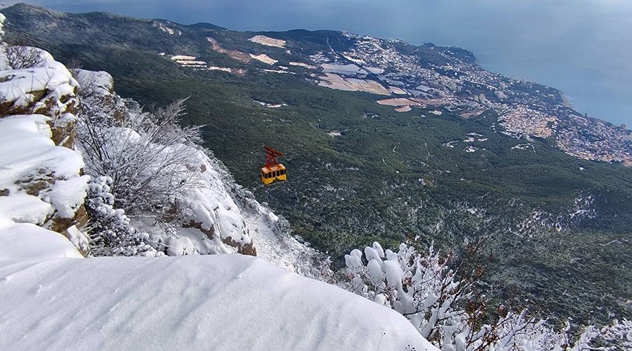 Крым ай петри канатная дорога фото