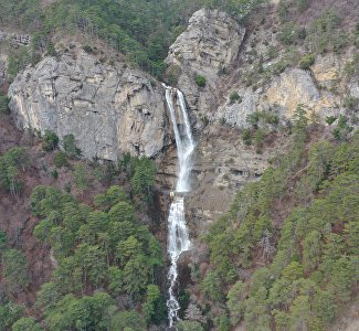 Самый высокий водопад Крыма: Учан-Су на видео