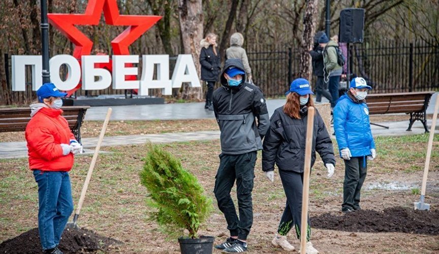 Акция «Сад памяти» в Севастополе