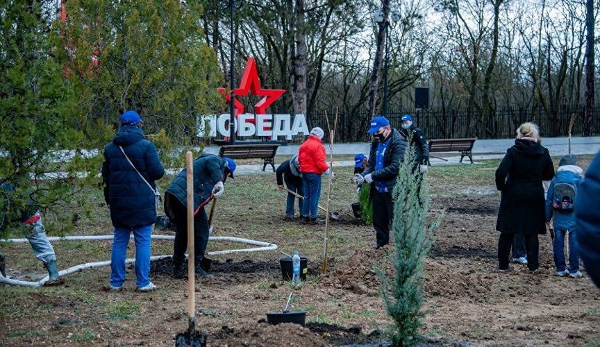 Акция «Сад памяти» в Севастополе