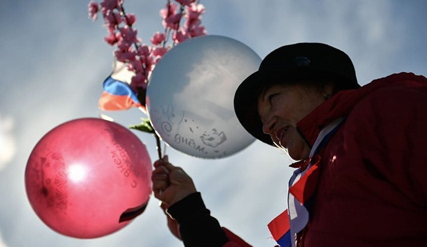 Празднование годовщины «Крымской весны»