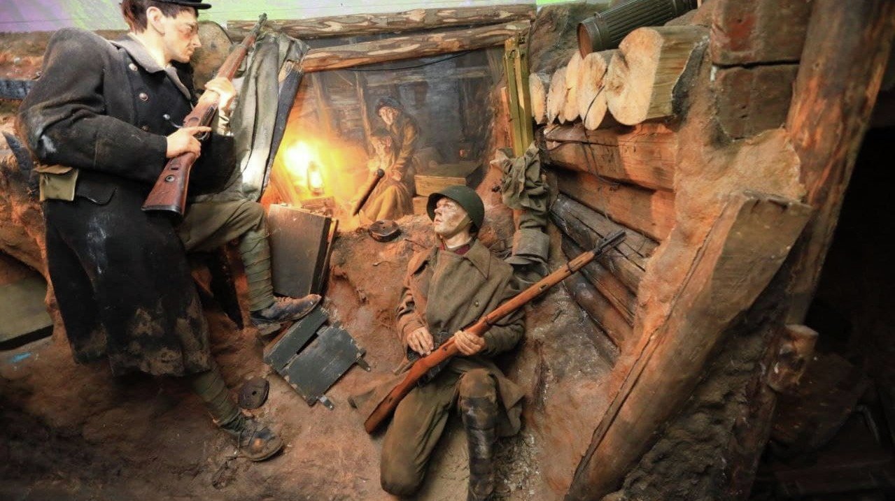 Экспозиция в вагоне &amp;laquo;Поезда Победы&amp;raquo; 