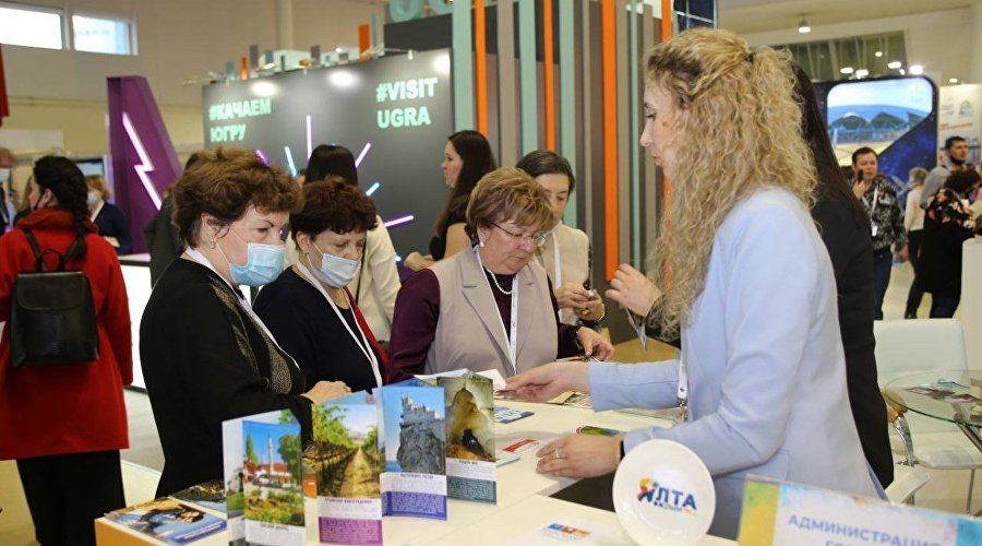 Стенд Крыма на Международной туристической выставке «Интурмаркет» в Москве