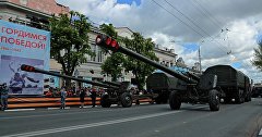 Военный парад в Симферополе