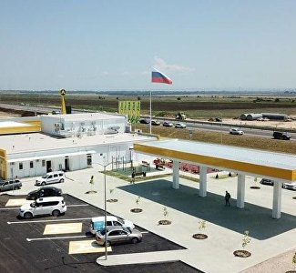 На новом автозаправочном комплексе на «Тавриде» оборудовали терминалы Travel Crimea