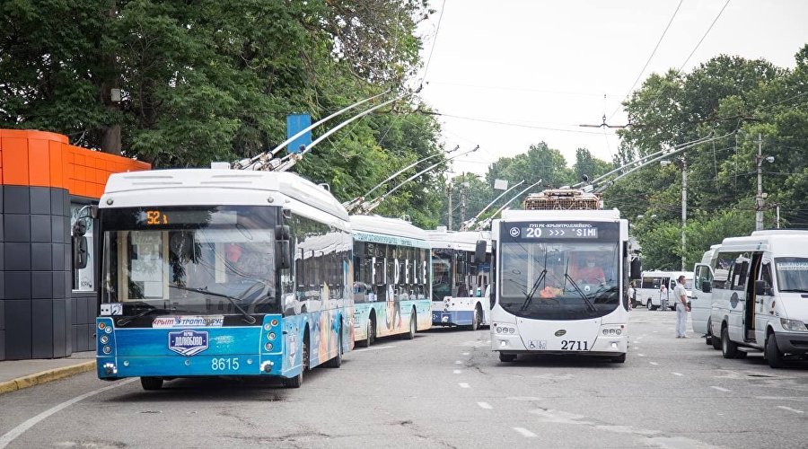 Троллейбусы на маршруте Симферополь - Ялта