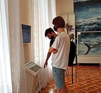 В Евпаторийском музее появились уникальные сенсорные терминалы