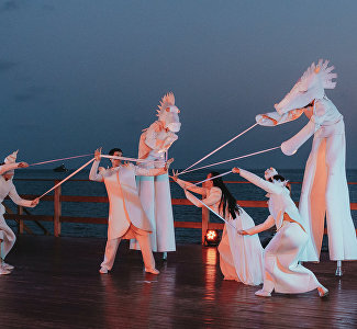 На «Тавриде» впервые открылись арт-школы уличного театра и циркового искусства