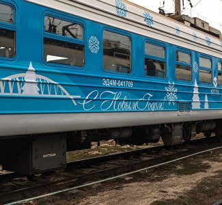 На поезде в праздник: в Крыму запускают новогодний состав
