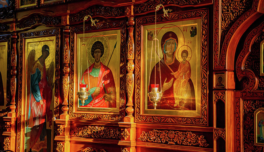 Иконы в храме святого апостола Андрея Первозванного