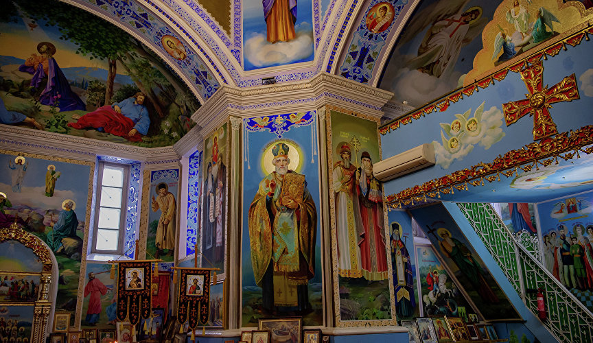 Внутренне убранство храма святой великомученицы Екатерины