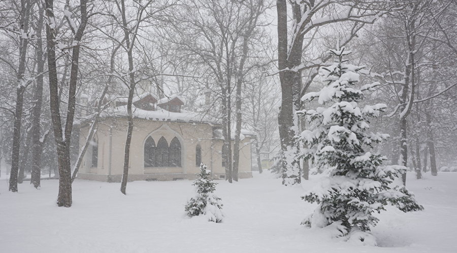 Зима в Симферополе