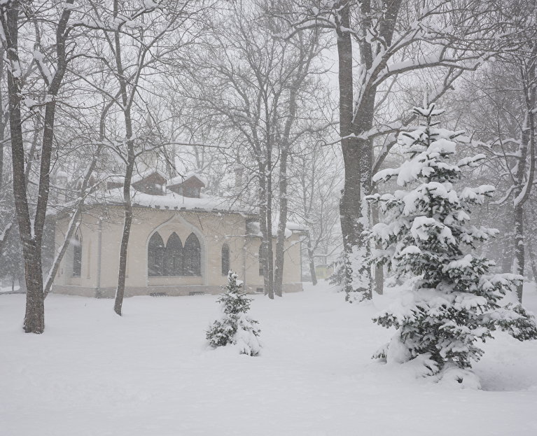 Зима в Симферополе 