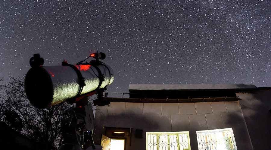 Наблюдение за звездами в Крымской астрофизической обсерватории