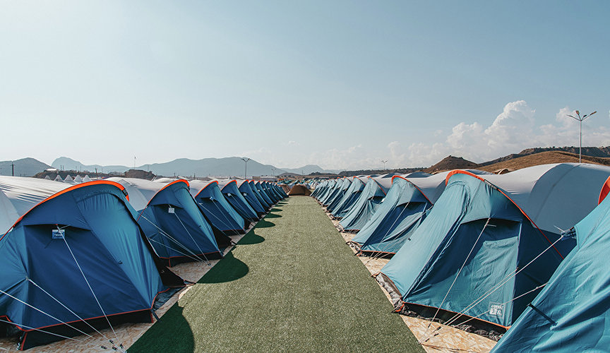Палаточный городок на фестивале «Таврида. АРТ»