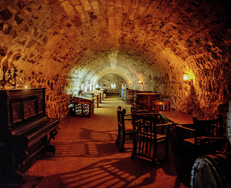 Подвал в Винном парке «Долина Святого Саввы» 
