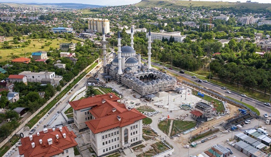 Строящаяся Соборная мечеть в Симферополе