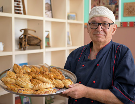 Национальная караимская пекарня «Уч-Янтык» в Симферополе