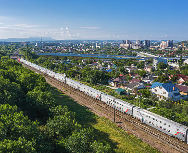Поезд в Симферополе