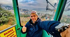Актер и телеведущий Михаил Мамаев в Крыму