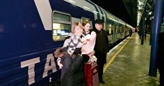 Встреча семимиллионного пассажира поездов «Таврия»  в Крыму