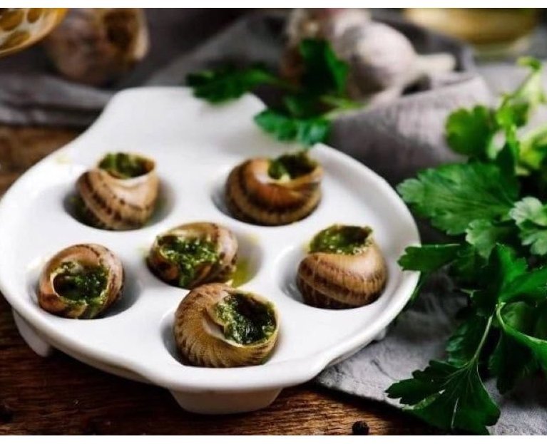 Блюдо из улиток