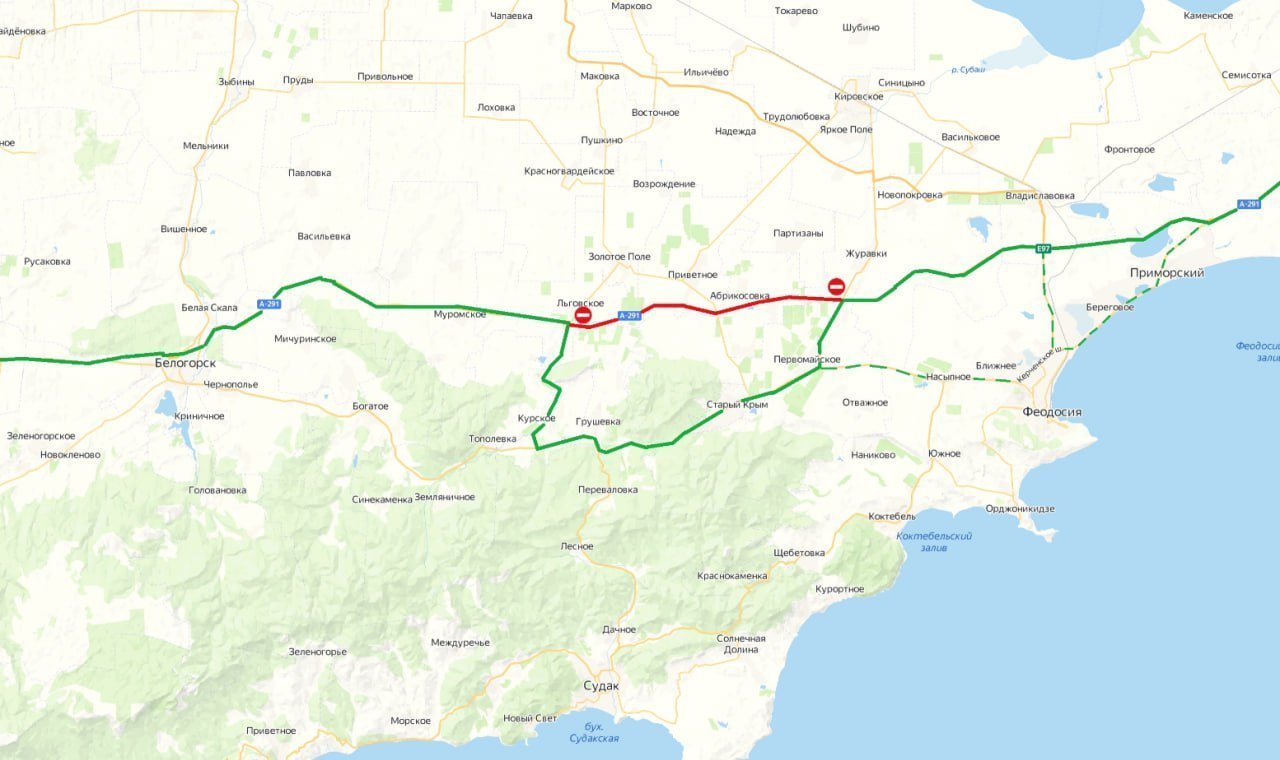 Вниманию водителей: временная схема объезда на трассе «Таврида» | Новости |  Туристический портал Республики Крым