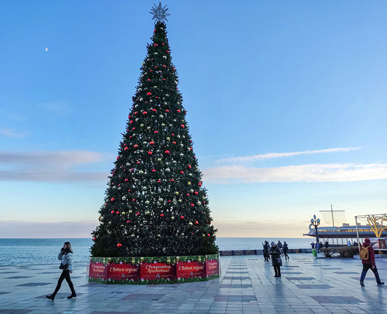 Елка в Ялте 