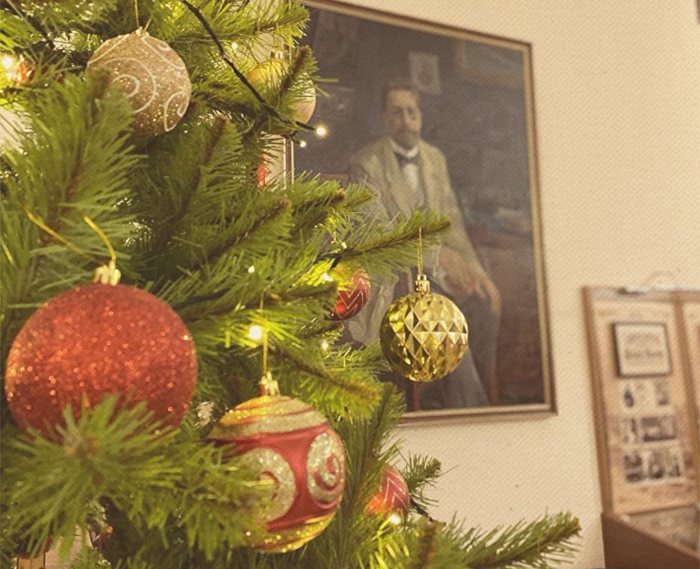Елка в музее Чехова