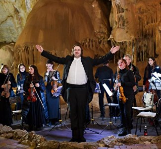 Концерт «Звуковой сплав» в Мраморной пещере, 6 апреля