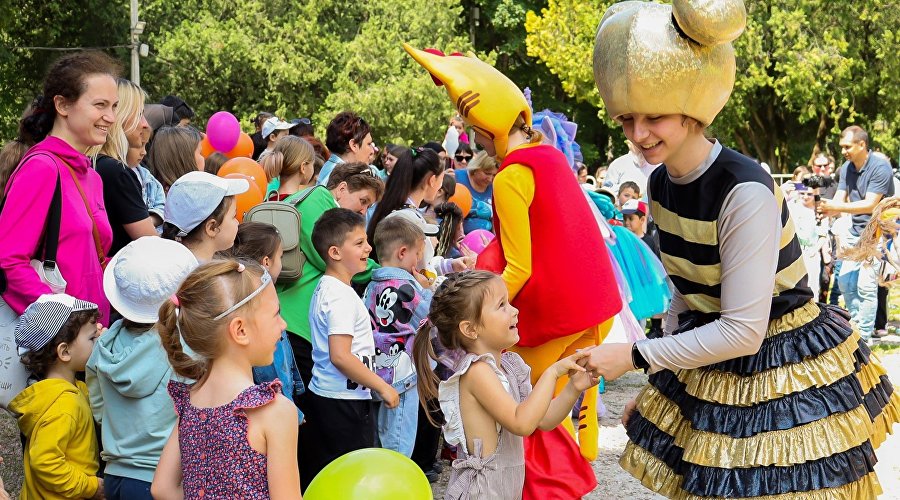 Праздник в Детском парке Симферополя