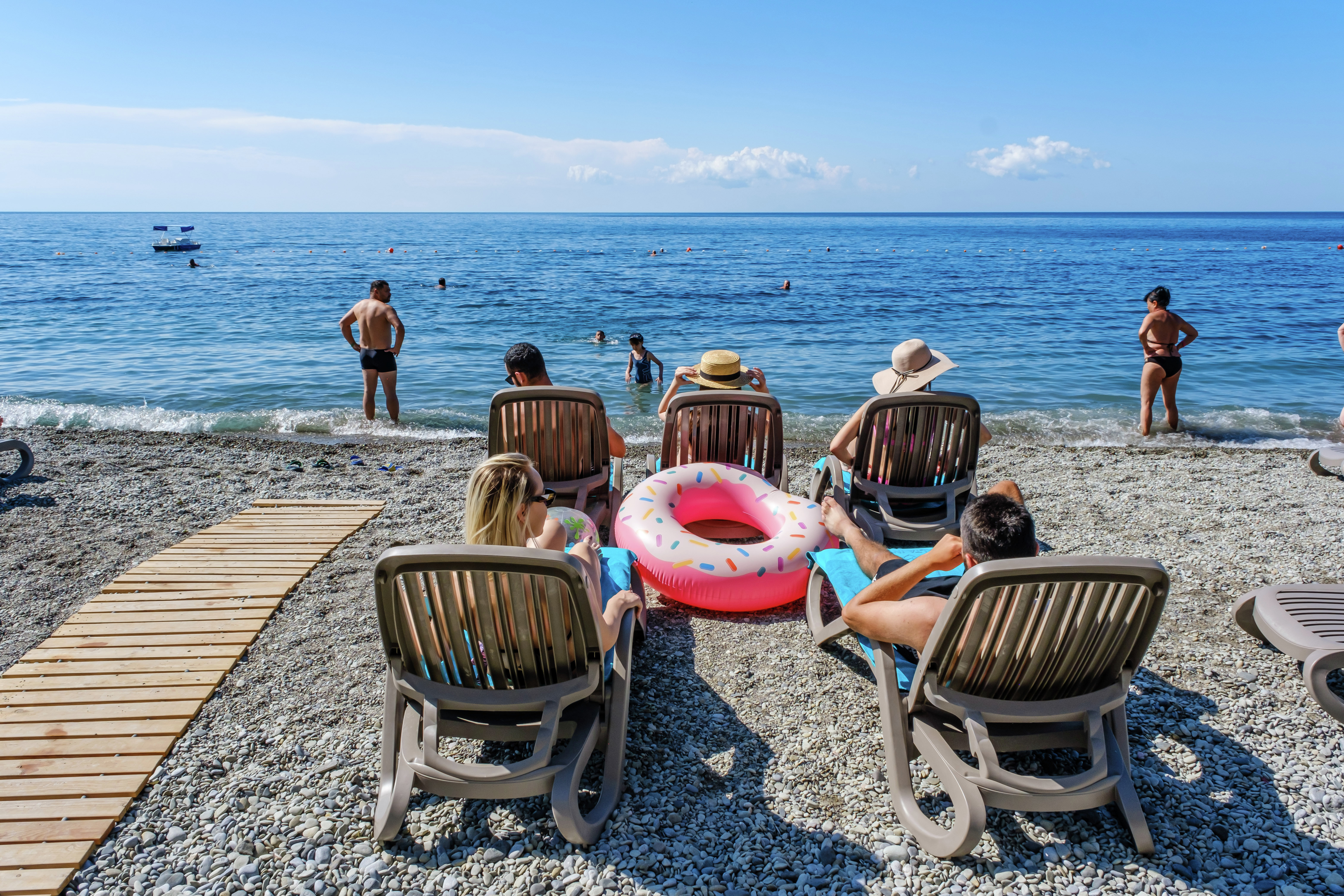 Пляж отеля Yalta Intourist 4*