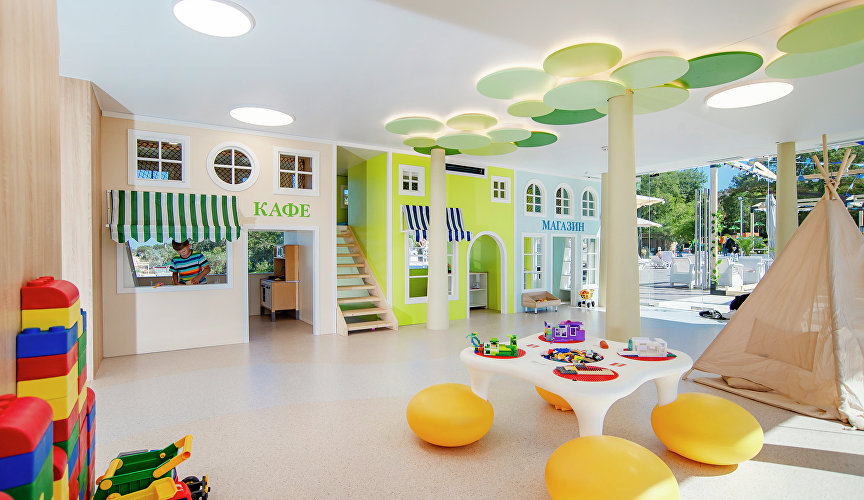 Детская комната в отеле Riga Village Resort