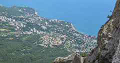 Вид с Ай-Петри на южное побережье Крыма